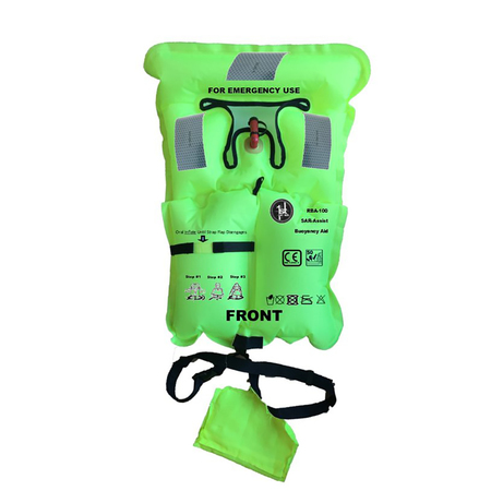 FIRST WATCH Micro Inflatable Emergency Vest - Hi-Vis Yellow RBA-100